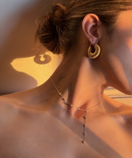 Twisted Chunky Hoops