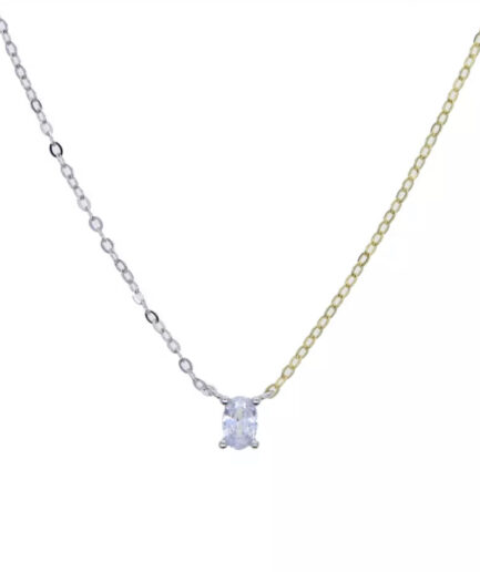 Oval half necklace