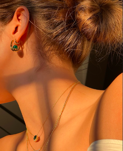 Stella Green Earrings