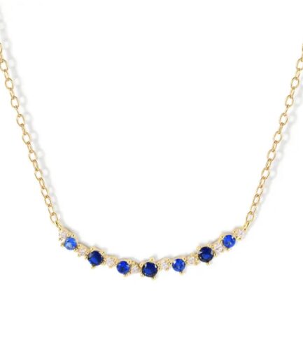 Smile blue necklace