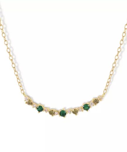 Smile green necklace